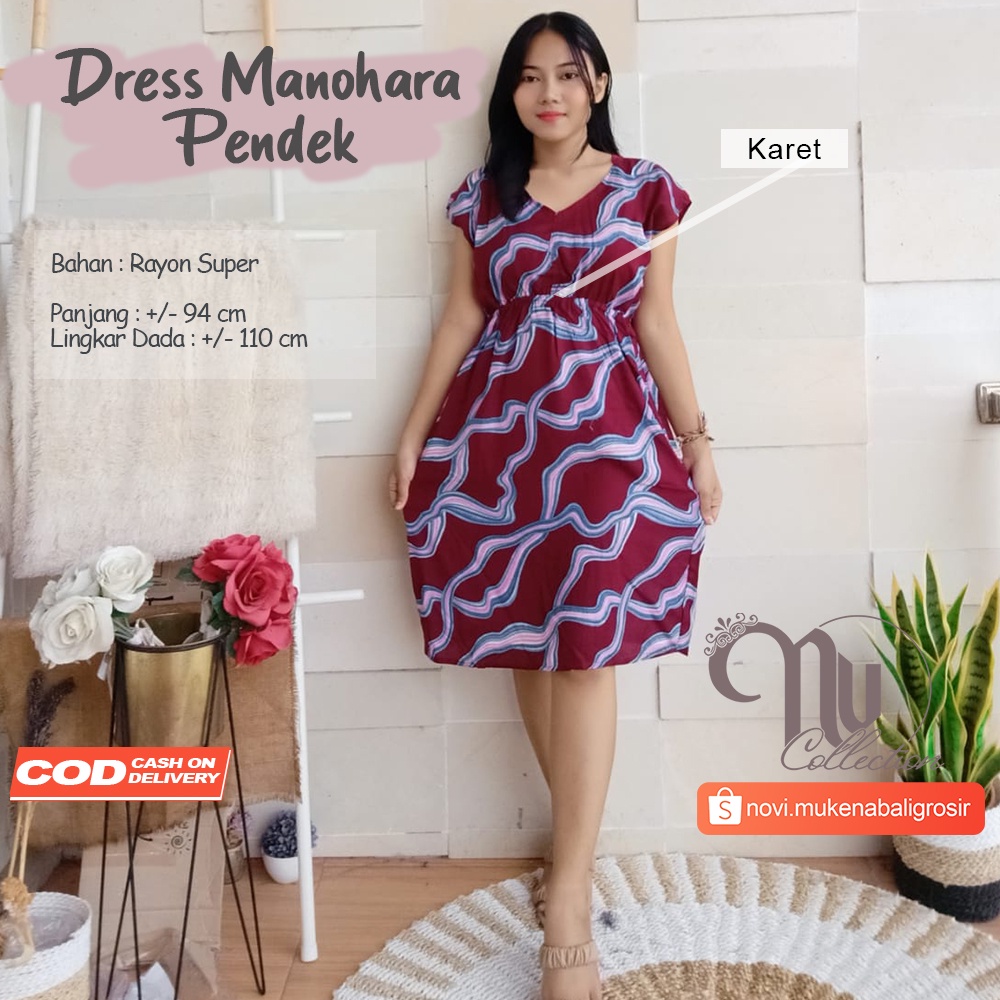 DRESS / DASTER BALI MANOHARA PENDEK