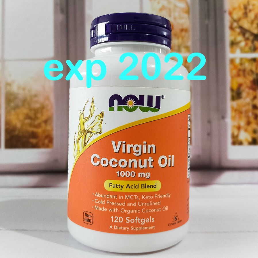 

Now Foods Virgin Coconut Oil 1000 mg 120 Softgels Now Food