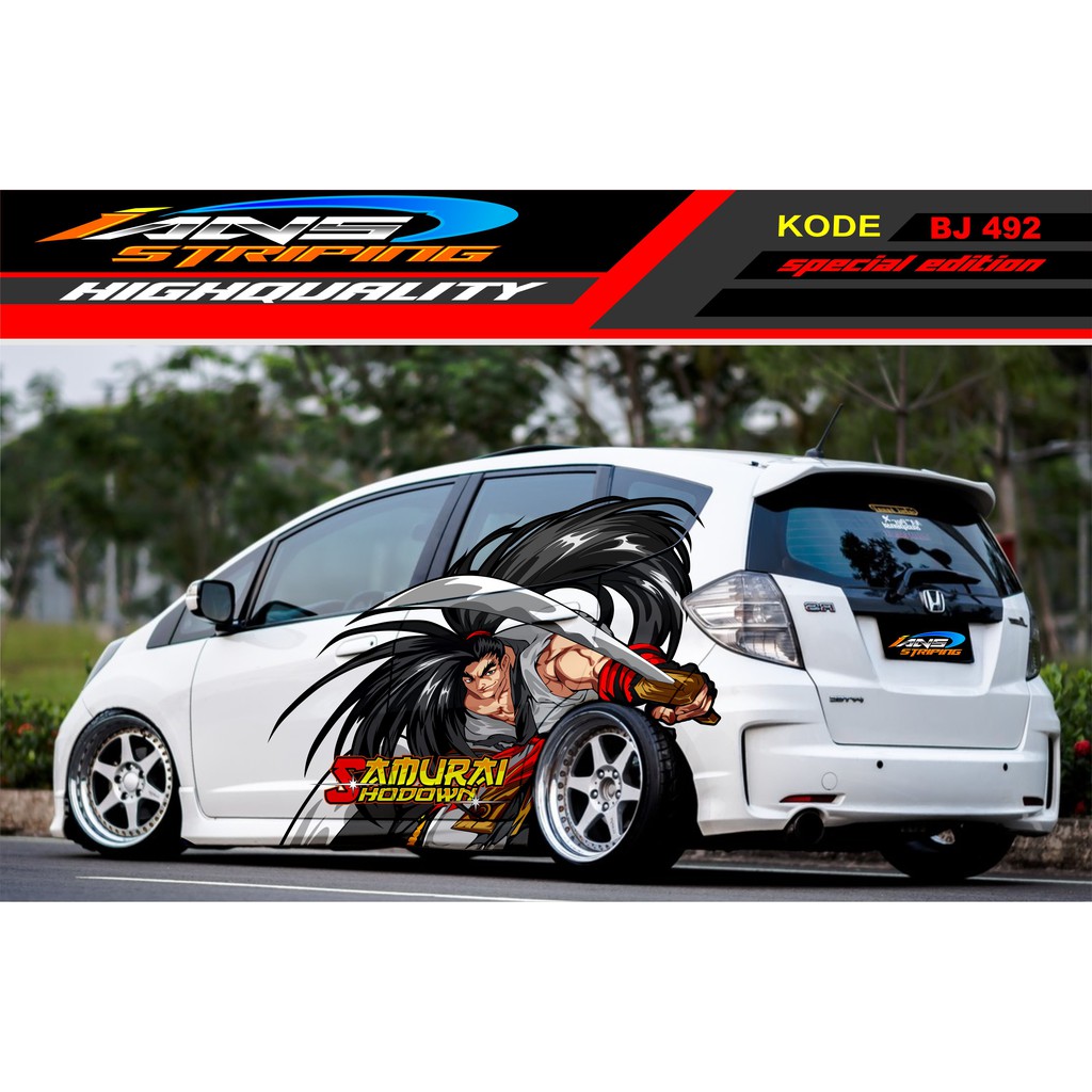 VARIASI STICKER MOBIL JAZZ SIGRA BRIO AVANZA / DECAL STICKER MOBIL / STIKER MOBIL / STICKER MOBIL