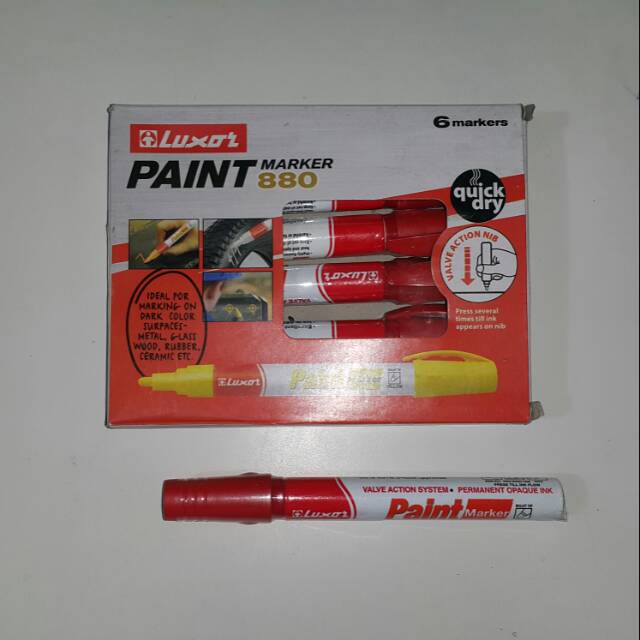 

permanent marker warna merah