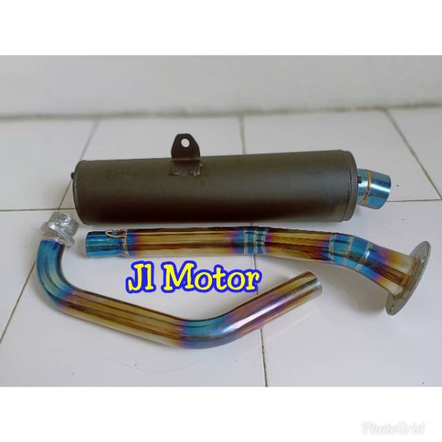 Knalpot Tsugi - Tsukigi Satria Fu 150 Karbu - Satria Fu Injeksi Leher Pelangi Stainles Thailand