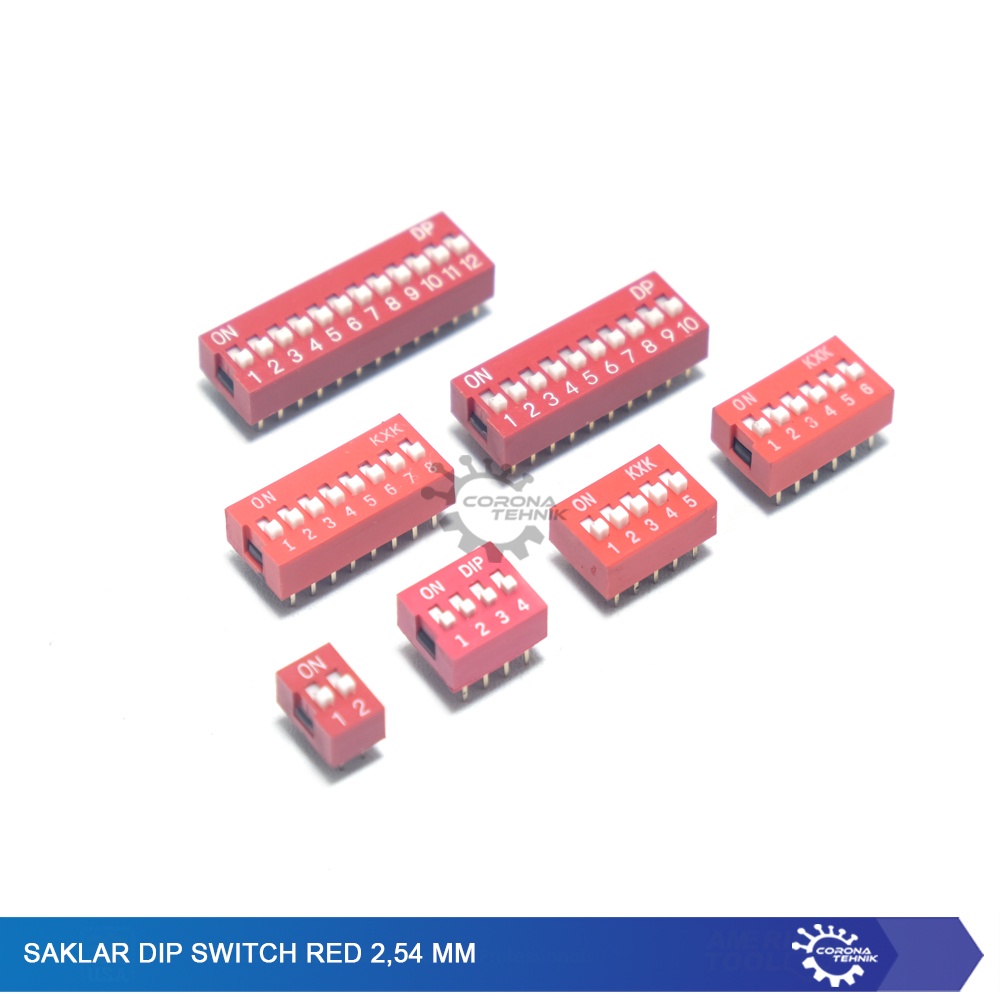 DIL Switch - Pitch Pin 2.54 mm - Saklar Dip Switch Breadboard