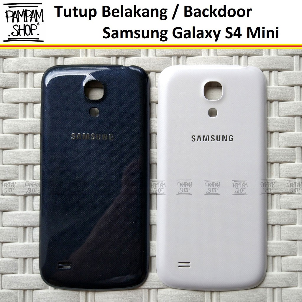 Tutup Belakang Baterai Casing Backdoor Back Door Cover Samsung Galaxy S4 Mini I9190 Original OEM