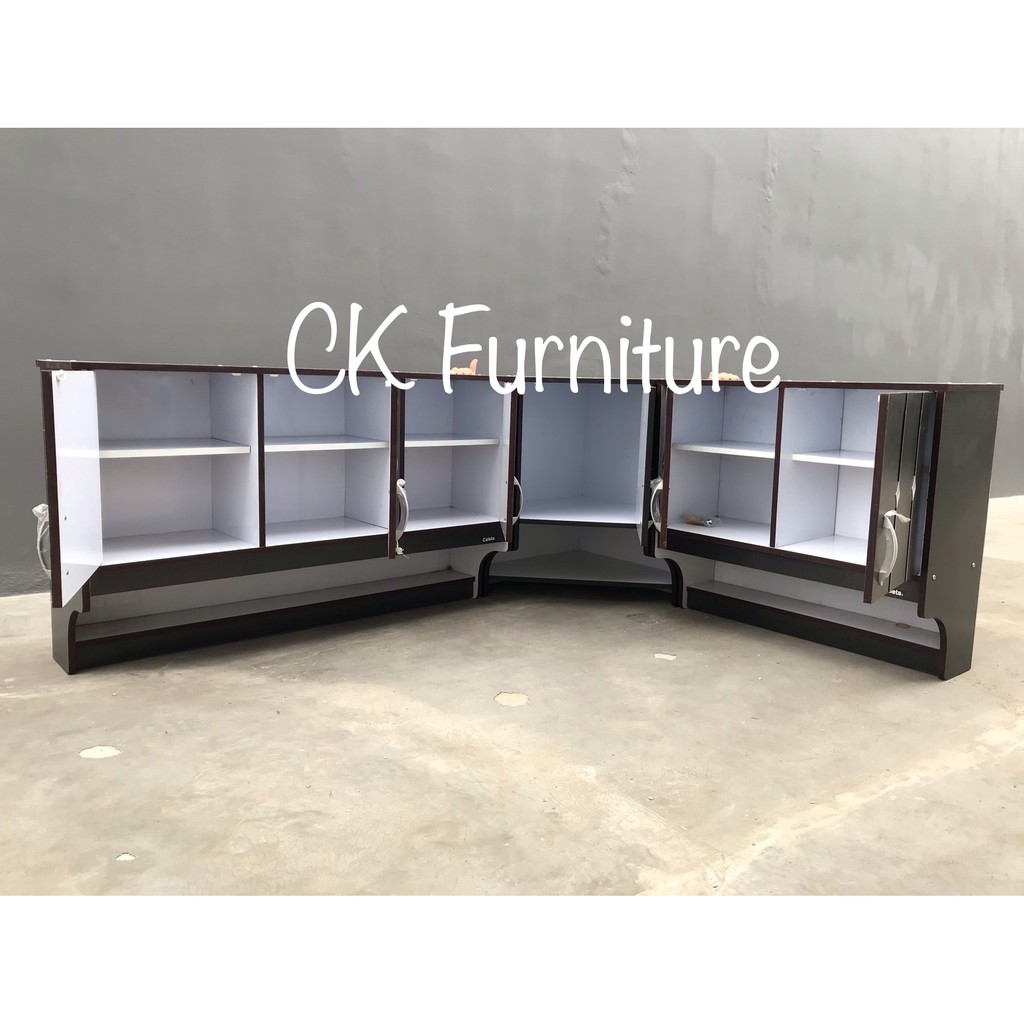 KITCHEN SET ATAS PINTU 2 LEMARI DAPUR GANTUNG LEMARI SET DAPUR CALETA - C 842