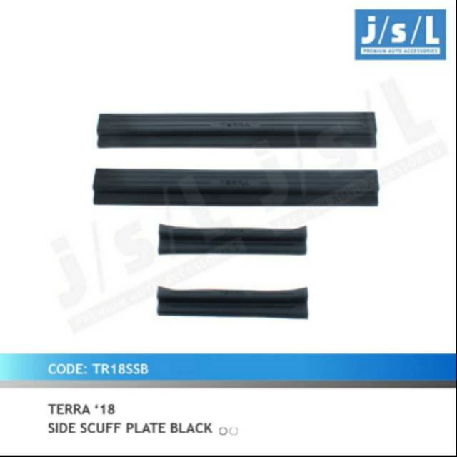 Sillplate samping mobil Nissan Terra 2018 black jsl