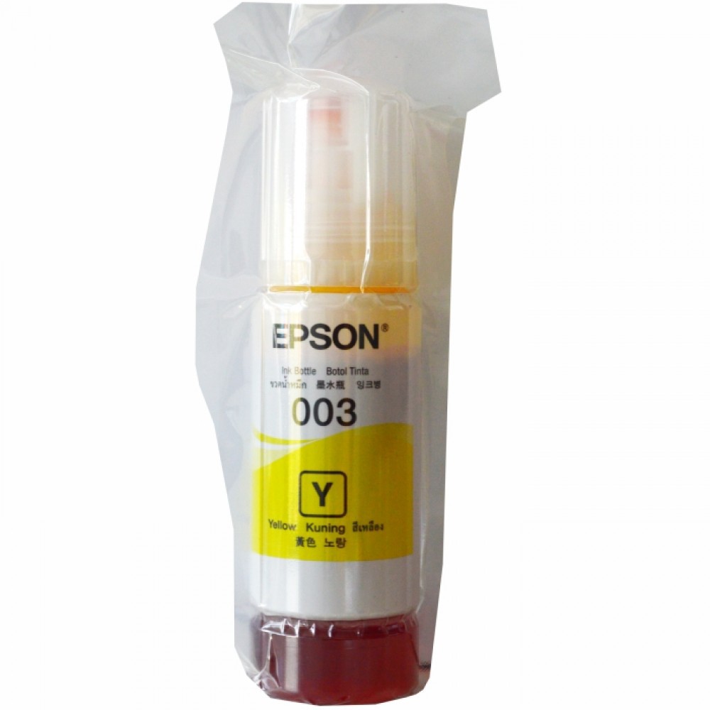 Tinta Epson EcoTank 003 Original Cyan Magenta Yellow Black Refil Ink Printer L1110 L3110 L3150 L5190-5