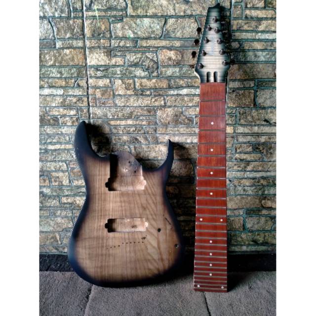 Preorder body neck gitar 7-8 string hardware tidak termasuk