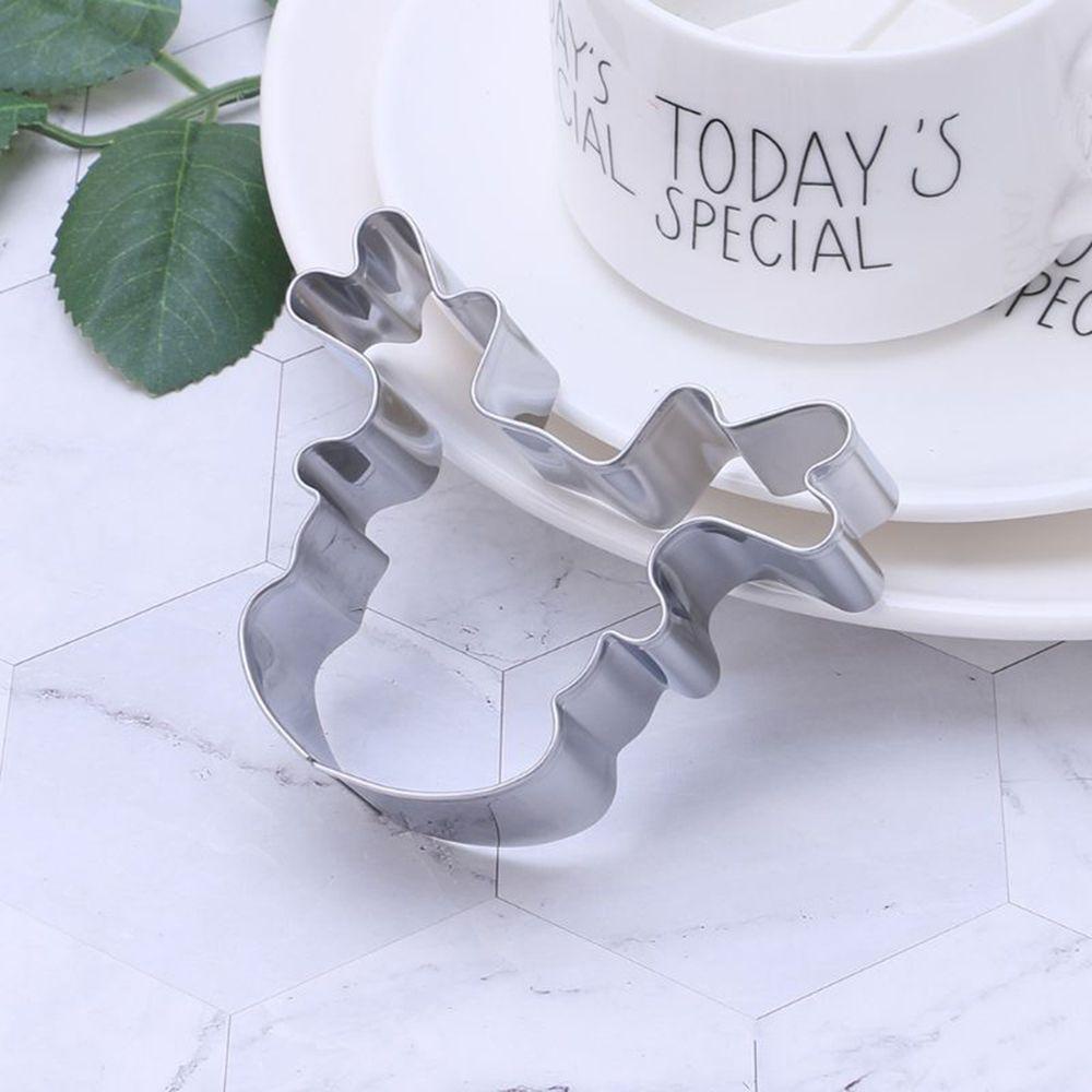 [Elegan] Cookie Cutter DIY Bakeware Alat Dapur Christmas Reindeer