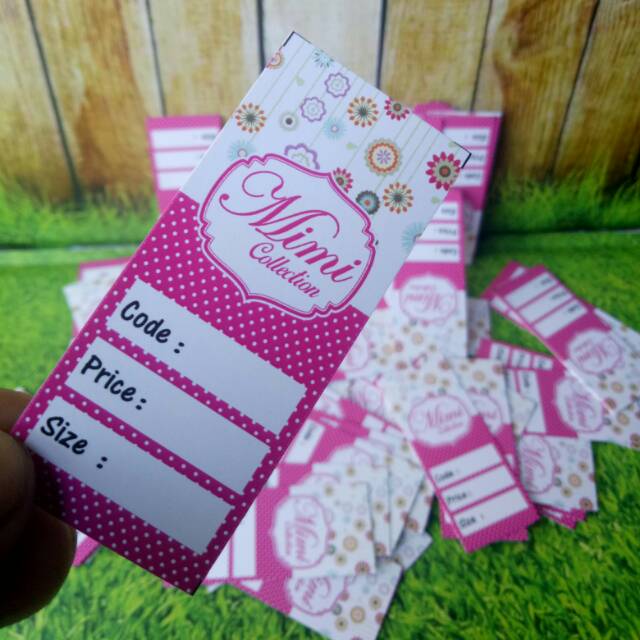 

HANGTAG LABEL BAJU (ISI 60 PCS)