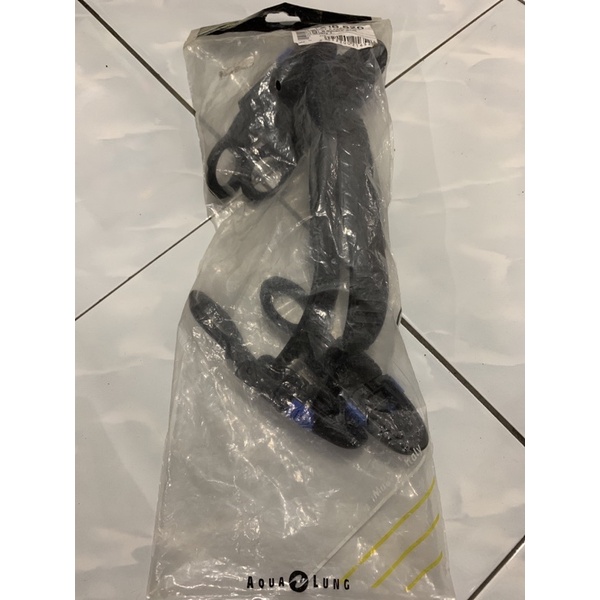 Aqualung spare fins strap Set 2 ESBS Strap w. Buckle Blue Technisub