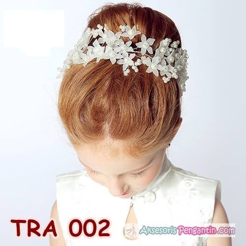 Aksesoris Rambut Pesta Anak Modern - Crown Tiara Pesta Wanita- TRA 002