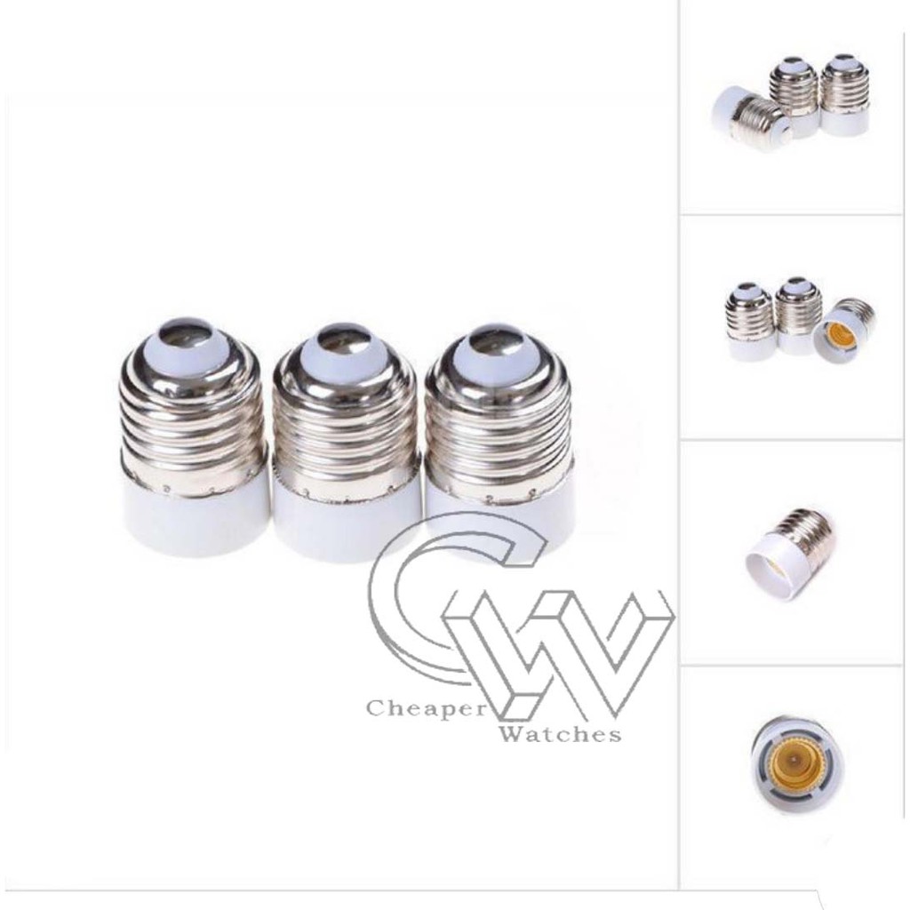 Cheaper-Fitting Lampu E27 ke E14 Converter Adapter Penyambung Berkualitas Termurah 1box / 20pcs