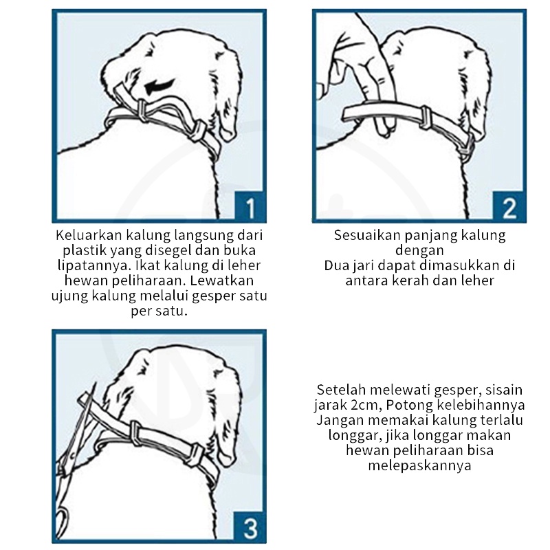 KALUNG ANTI KUTU ANJING KUCING - Kalung Obat Anti Kutu Kucing Kelinci Anjing Musang Flea Tick Cat Kitten
