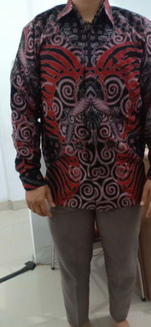 Defran Kemeja Batik Pria Full Furing Katun Primisima Batik Solo Batik Pria Eksklusif Batik Modern