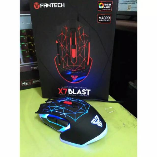 MOUSE GAMING X7 MAKRO FANTECH (STD MACRO)