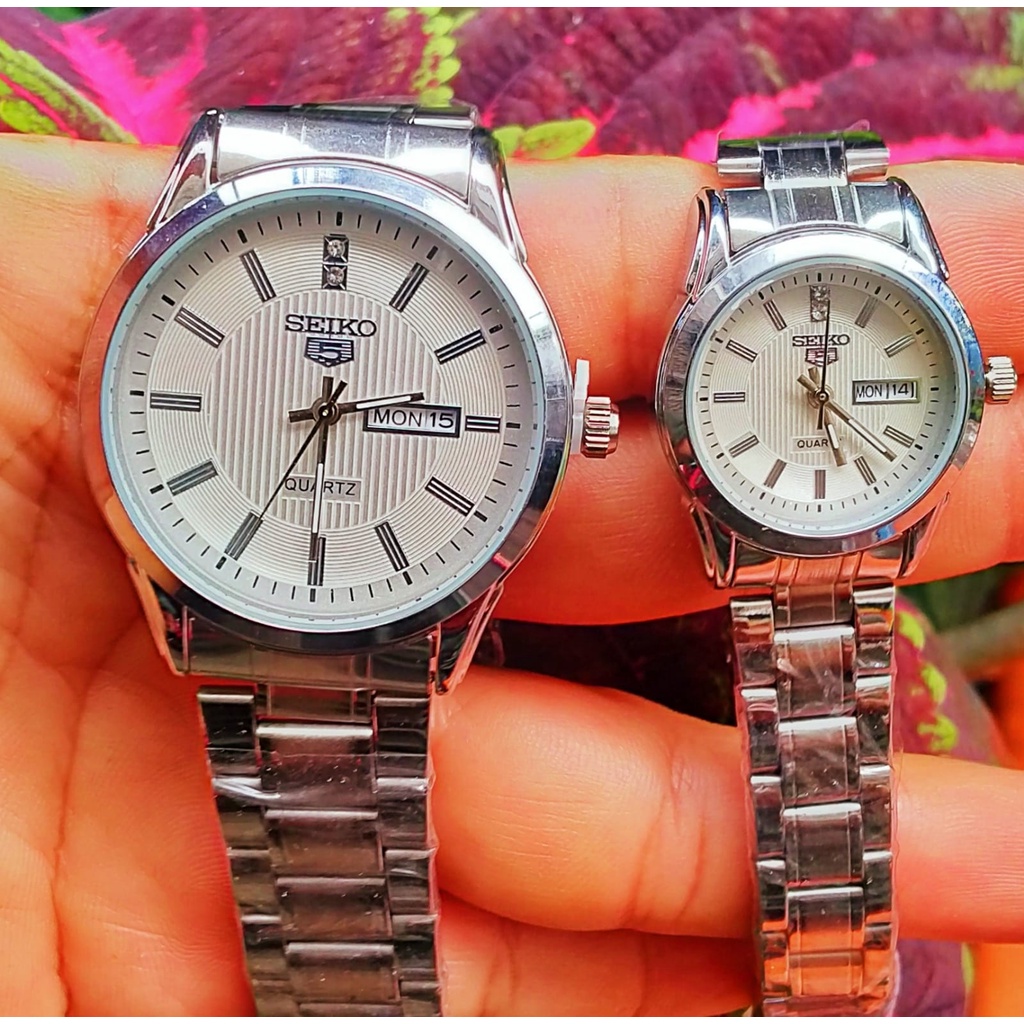 Jam Tangan SEIKO Couple Anti Air | Jam Tangan Pria Wanita Bisa satuan /COD / Terbaru/Terlaris