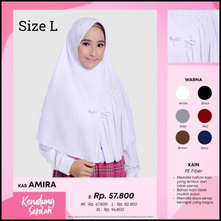 Hijab Instan Rabbani Amira L Jilbab Rabbani Khimar Scarf Kerudung