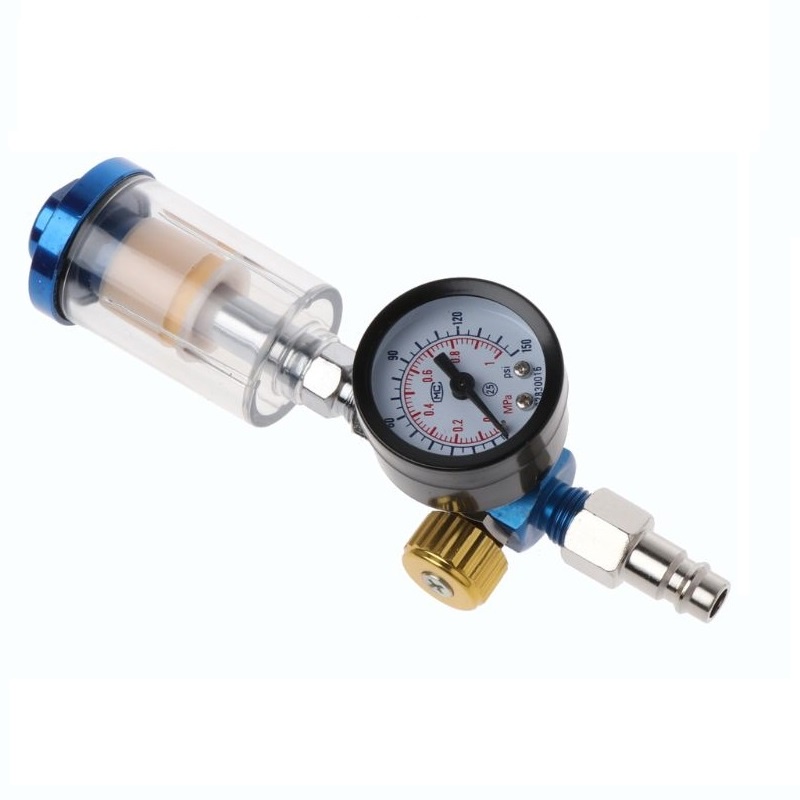 Alat Pengukur Regulator Udara Filter Perangkap Air Pneumatik Untuk Aksesoris Spray Gun