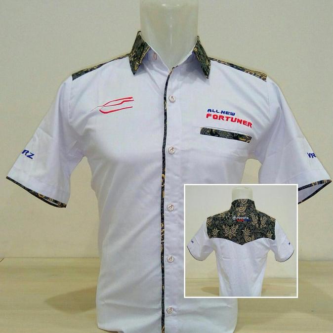 Baju Kemeja Toyota kombinasi Batik Edisi All New Fortuner