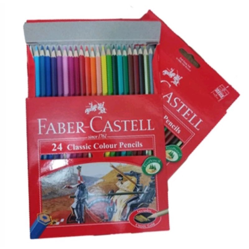 

Pensil Warna / Color Pencil Faber Castell Classic Panjang 24 Warna