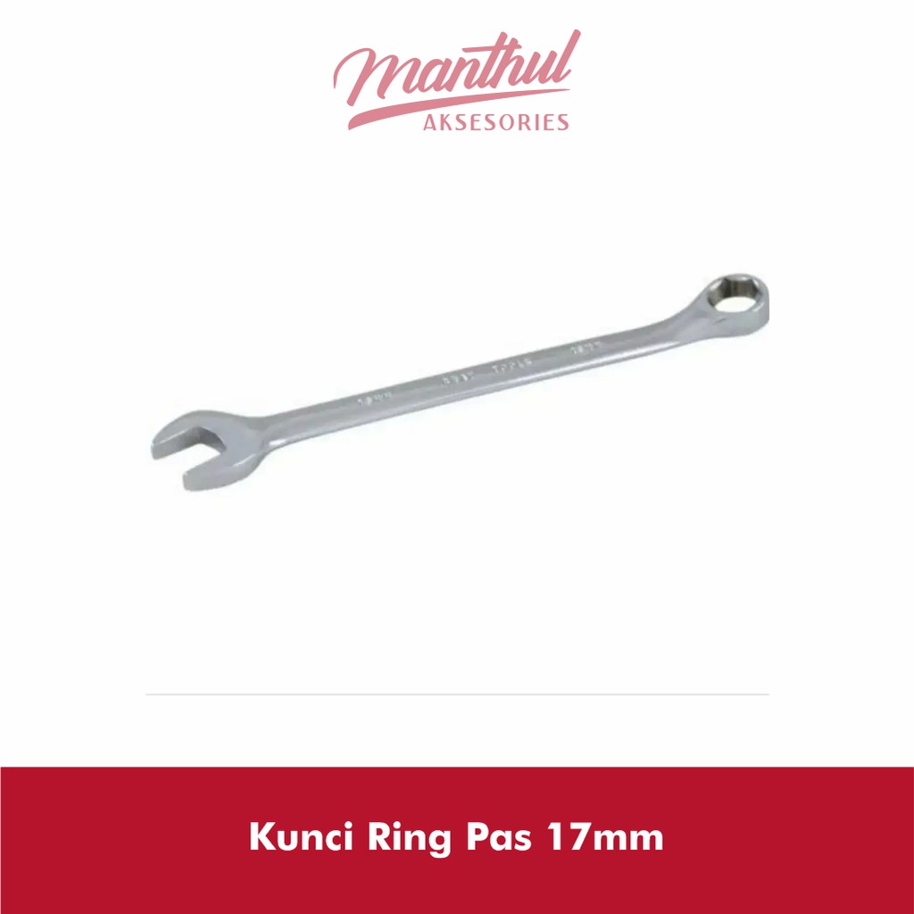 Kunci Ring Pas 17mm Kunci Ring Pas Ratched Boda 17mm