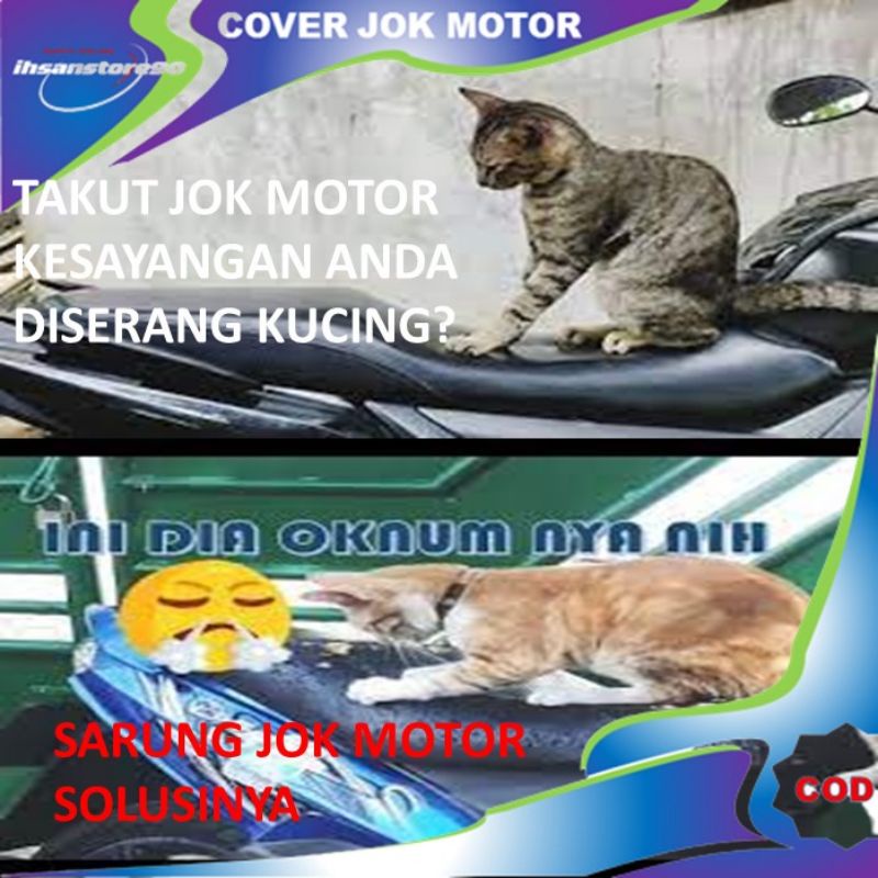 Cover Sarung Pelindung Penutup Pengaman Pembungkus Bungkus Jok Sepeda Motor Suzuki Satria Fu Smash Shogun Sogun Titan Murah Berkualitas Anti Air Waterproof / Terbaru / Terlaris / Cod