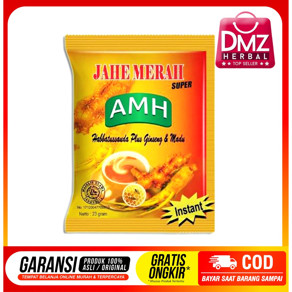 

Jahe Merah Amanah Super Jual 1 Sachet Jahe Merah AMH Super