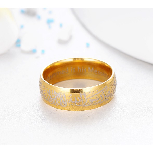 cincin lafadz bismillah lapis emas