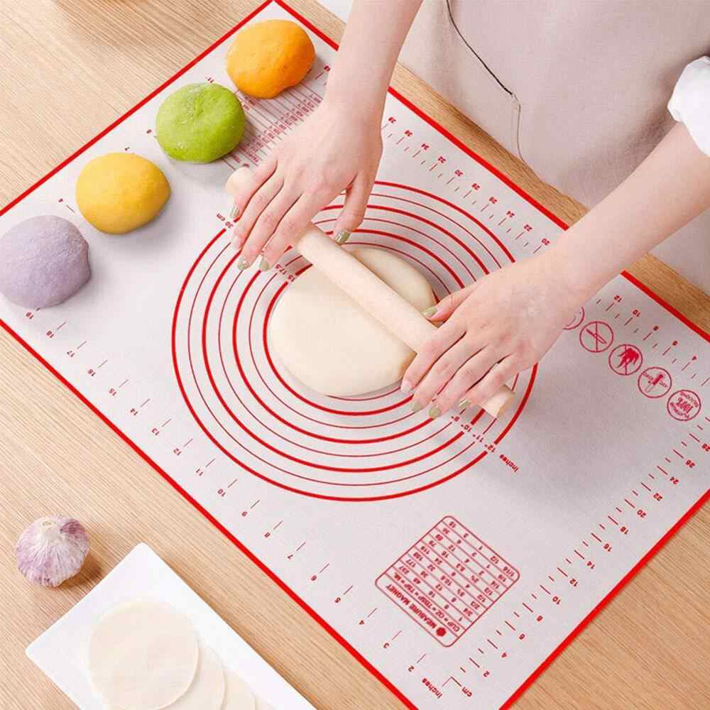 Alas Adonan Silikon Silicone Baking Mat Tatakan Pizza