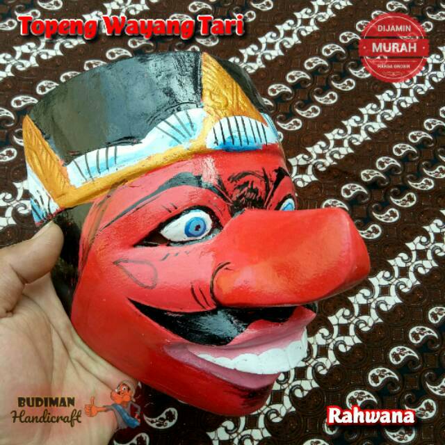 SSN68 Topeng Wayang Tari Klana Karakter Rahwana