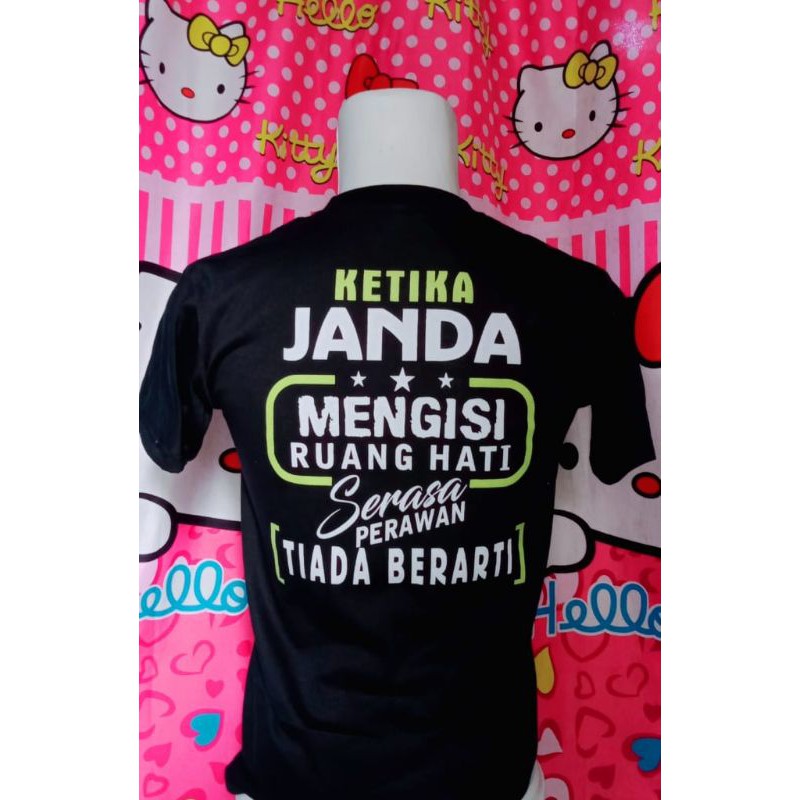 Kaos keren sablon bagus