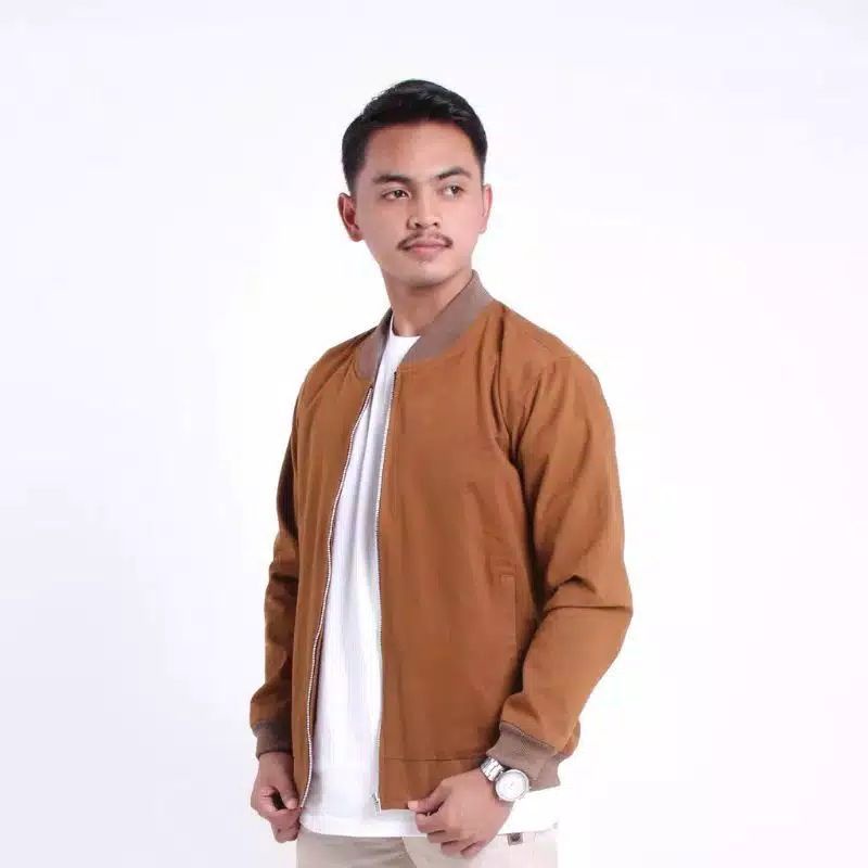 Jaket Bomber Canvas Premium Original Bapin