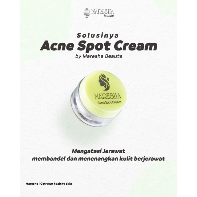 Acne Spot Cream By MARESHA SKINCARE