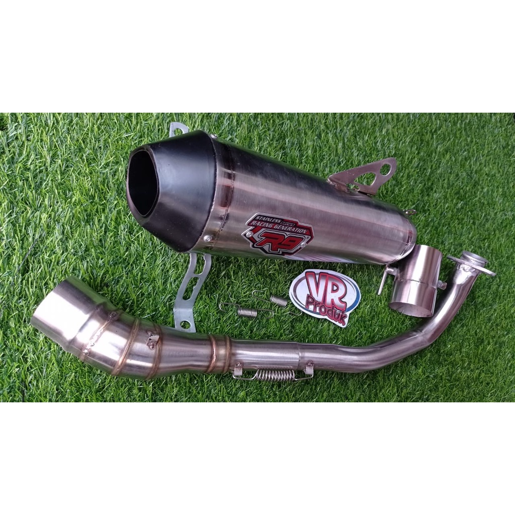Knalpot R9 Alpha Tiga(3) Suara Nmax,Aerox,PCX,ADV Lexi