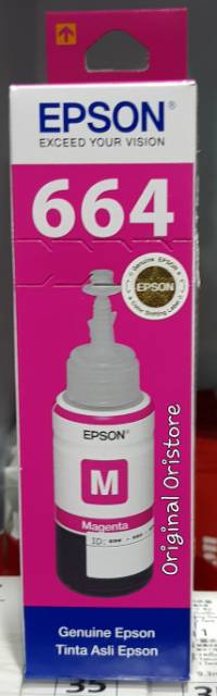 EPSON 664 - TINTA BOTOL ORIGINAL EPSON 70ML UNTUK EPSON L SERIES L100