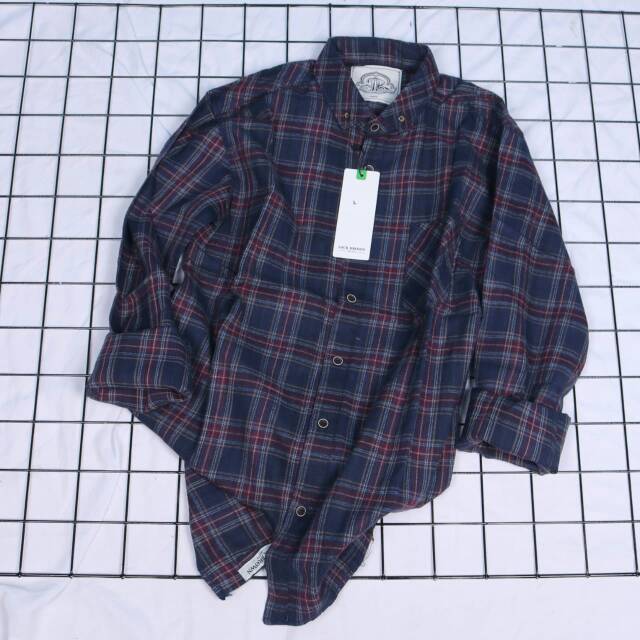 Kemeja Flannel Spartan Lengan Panjang