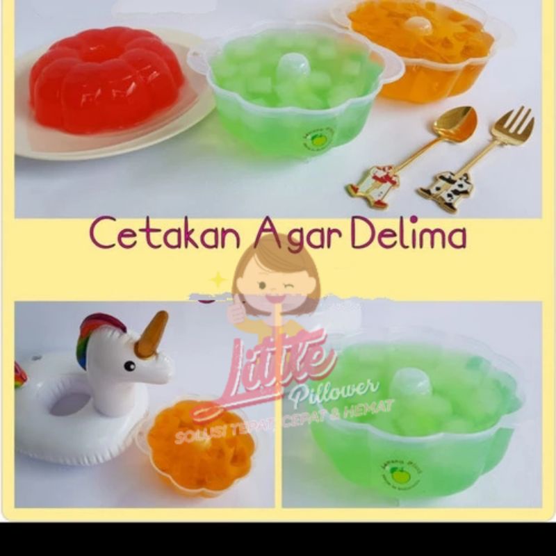 Cetakan Puding Delima - Cetakan Agar - Cetakan Bolu