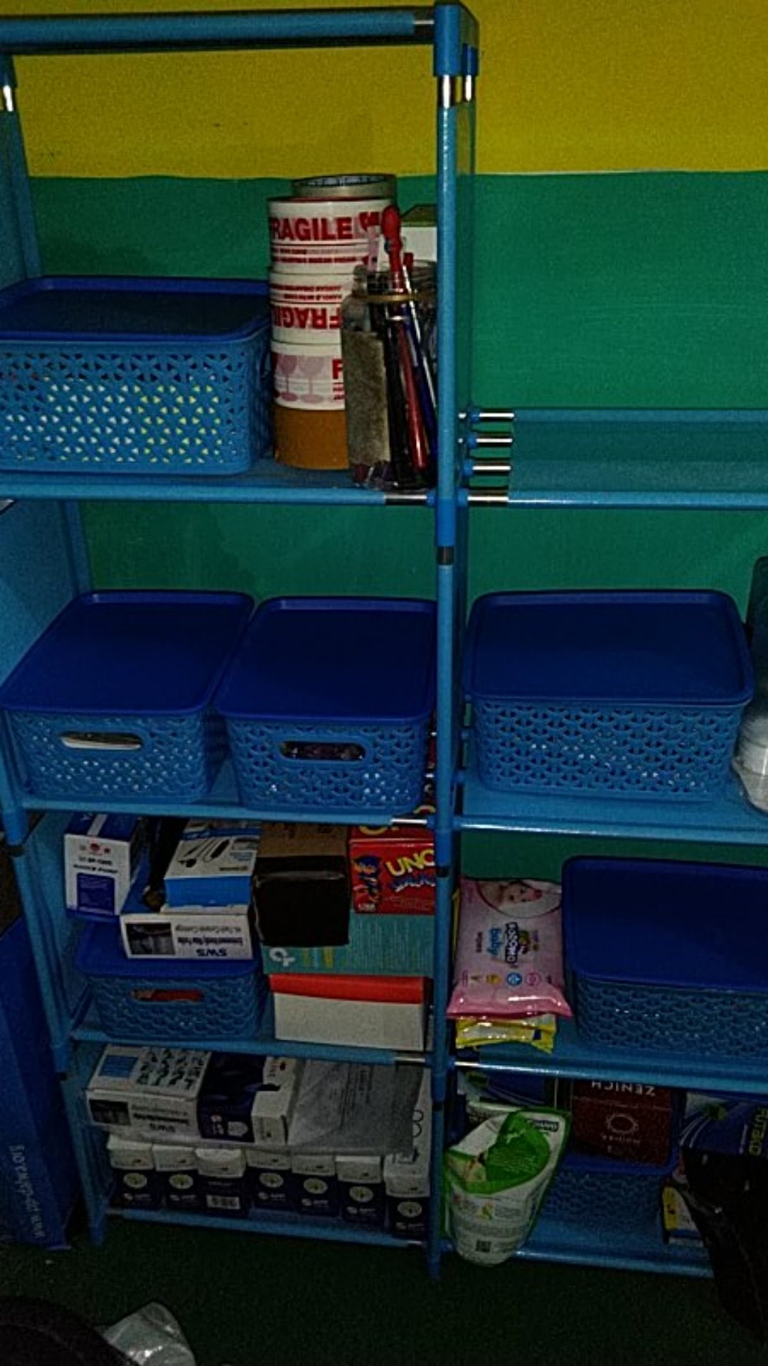 Anekagrosir | Rumah Tangga - Keranjang Amerta Basket - Keranjang Serbaguna 7040m Dengan Tutup