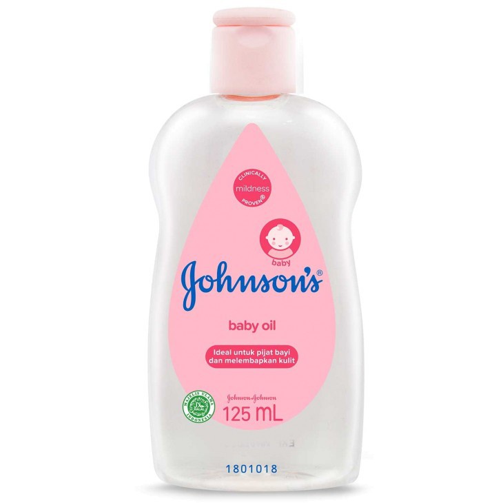 125 ml - Johnson's Baby Oil minyak untuk pijat bayi minyak bayi ens johnson johnsons