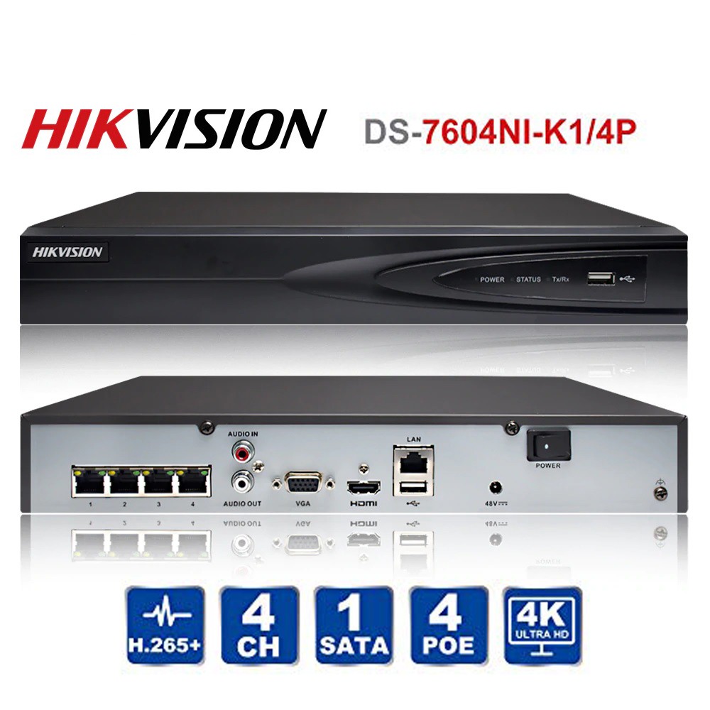 hikvision 4 port nvr