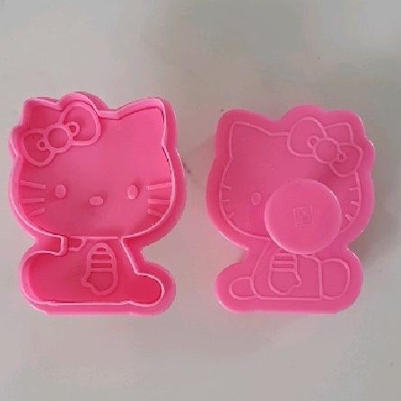 Set Cetakan Cookies Cutter Isi 3 Kucing Lucu Cetakan Plunger Cetakan Kue Kering Roti Cetakan Kering Cetakan Fondant Cookie Cutter Bahan Plastik