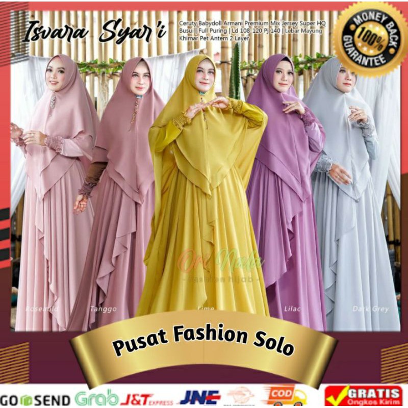 《BEST SELLER》ISVARA SYAR'I HIGHT QUALITY ORIGINAL By NALA || PROMO || ORI NALA | Pusat Fashion Solo