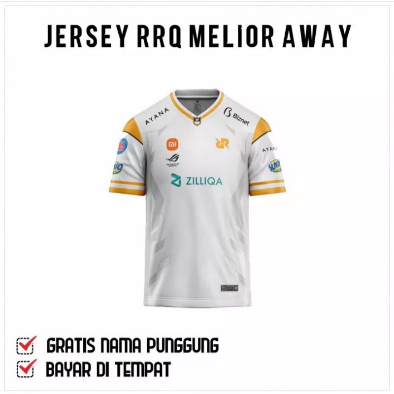 Baju Jersey RRQ HOSHI Premium Gratis Nickname