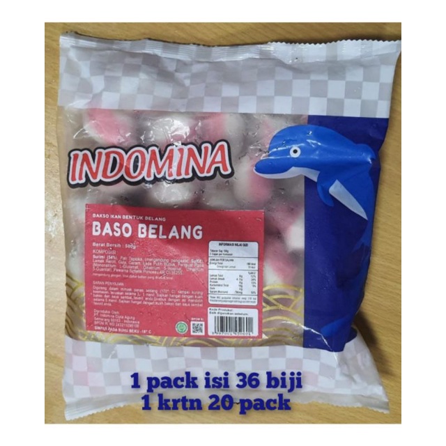 Indomina Baso Belang 500g Indomina Seafood Distributor Frozen Food Bogor Alternatife Cedea