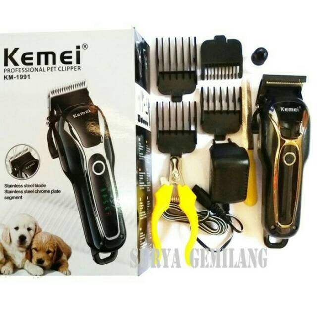 KEMEI PET CLIPPER CHARGER KM 1991