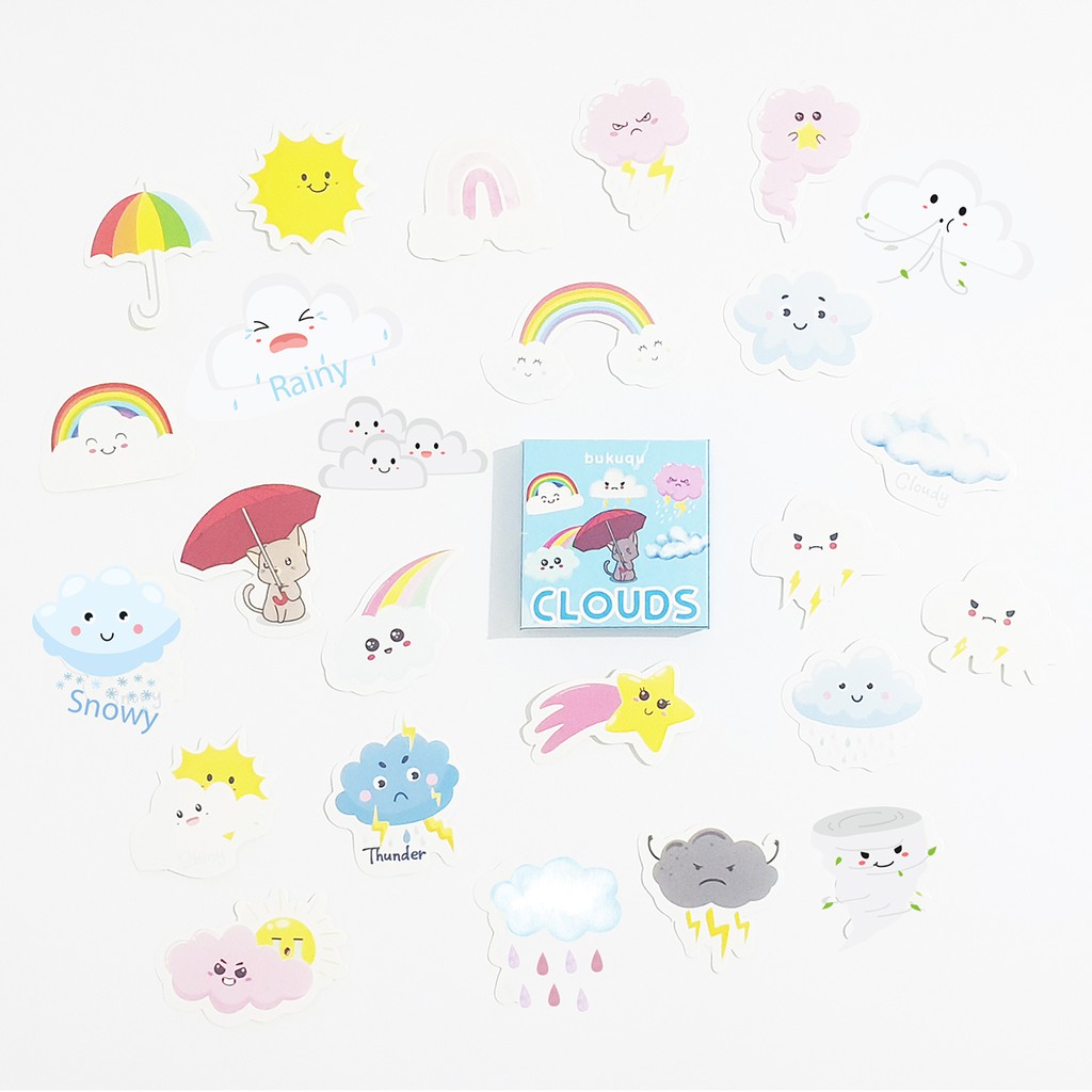 

Stiker Journal Clouds untuk Bullet Journal Merk Bukuqu