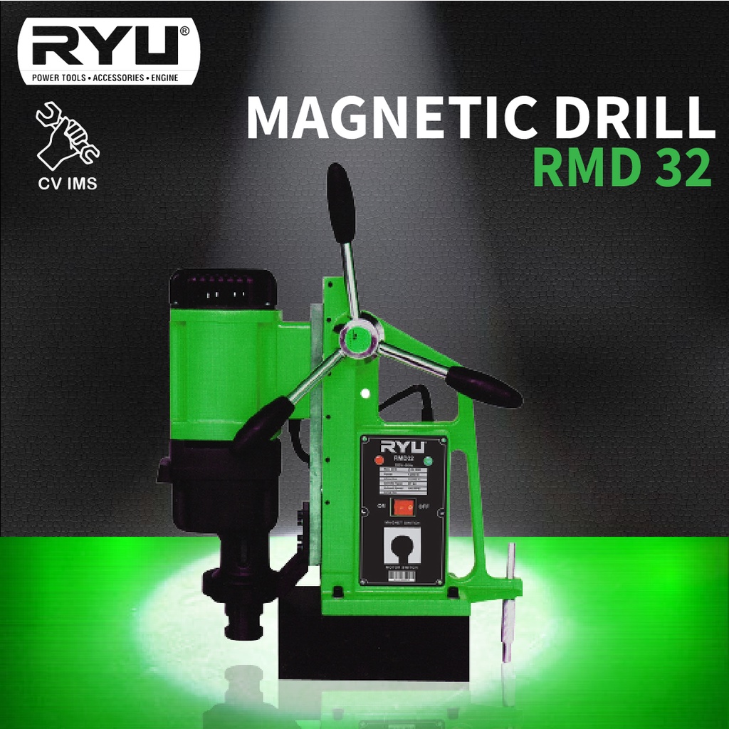 Mesin Bor Magnet Magnetic Drill 32mm RMD32 RYU