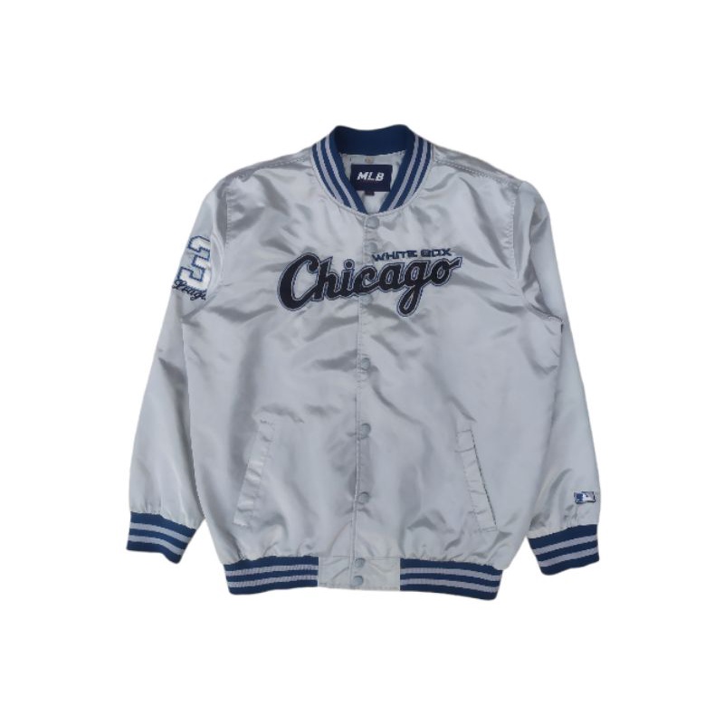 jaket varsity mlb pria chicago white sox