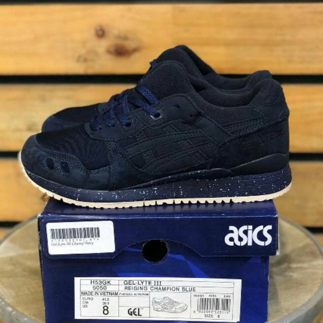 SEPATU ASICS GEL LYTE III 3 REIGING CHAMPION BLUE ORIGINAL PREMIUM