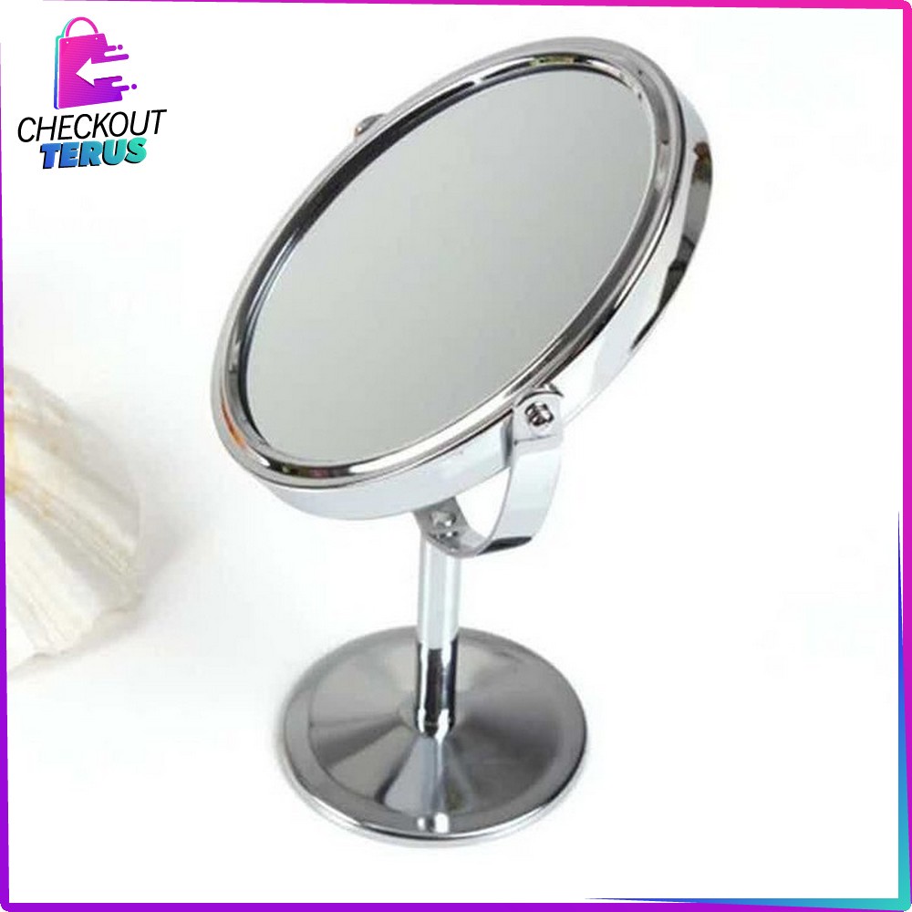 CT K87 Cermin 2 Sisi Kaca Rias Make Up Putar  Cermin Makeup Meja Standing Mirror Kaca Make up Rias